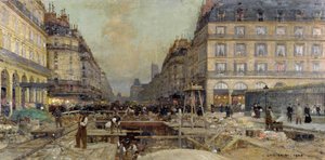 Byggingen av metroen, 1900
